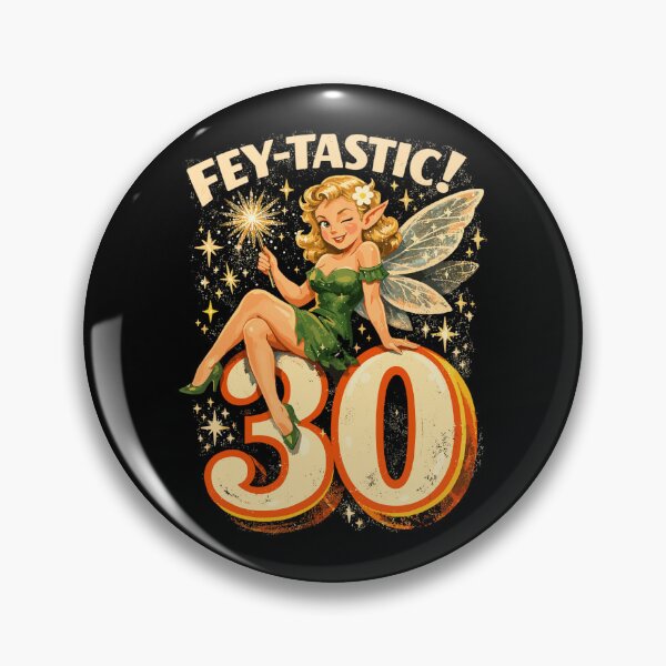 Artikelvorschau, Fey-tastic: Retro 30. Geburtstag Fee & Elfe entworfen und verkauft von Pineapple-Tree.