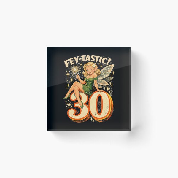 Artikelvorschau, Fey-tastic: Retro 30. Geburtstag Fee & Elfe entworfen und verkauft von Pineapple-Tree.