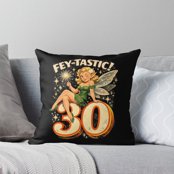Item preview, Fey-tastic: Retro 30th Birthday Fairy & Elf designed and sold by Pineapple-Tree.