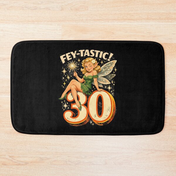 Item preview, Fey-tastic: Retro 30th Birthday Fairy & Elf designed and sold by Pineapple-Tree.