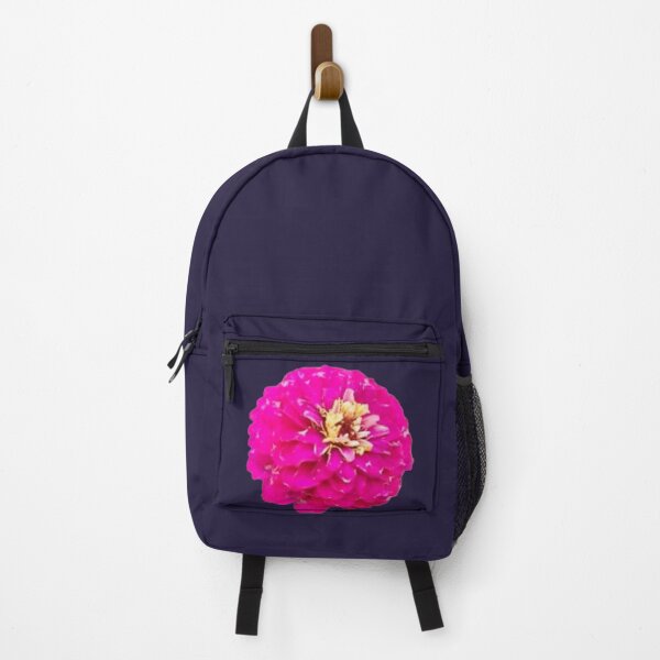 Item preview, Isolated Bright Pink Magenta Zinnia Macro Floral Graphic Cutout designed and sold by BalkanBloom.