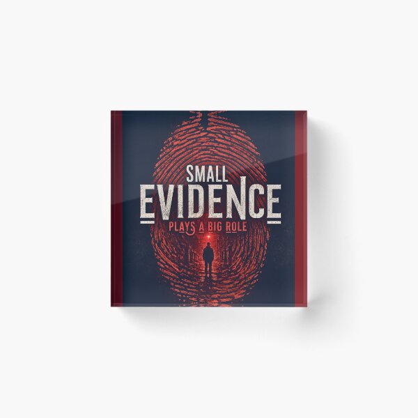 Item preview, Small Evidence – Dark Crime Thriller Movie Poster, Mystery Detective Wall Art designed and sold by lavanya11.