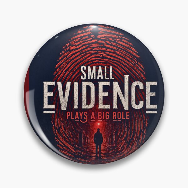Item preview, Small Evidence – Dark Crime Thriller Movie Poster, Mystery Detective Wall Art designed and sold by lavanya11.