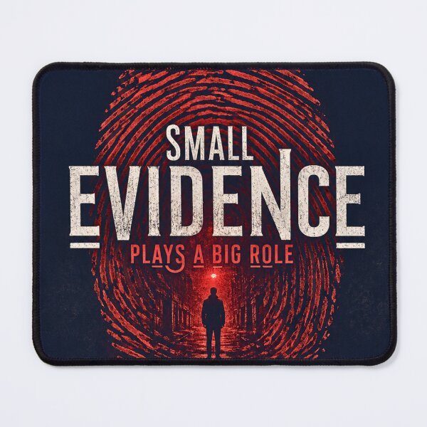 Item preview, Small Evidence – Dark Crime Thriller Movie Poster, Mystery Detective Wall Art designed and sold by lavanya11.