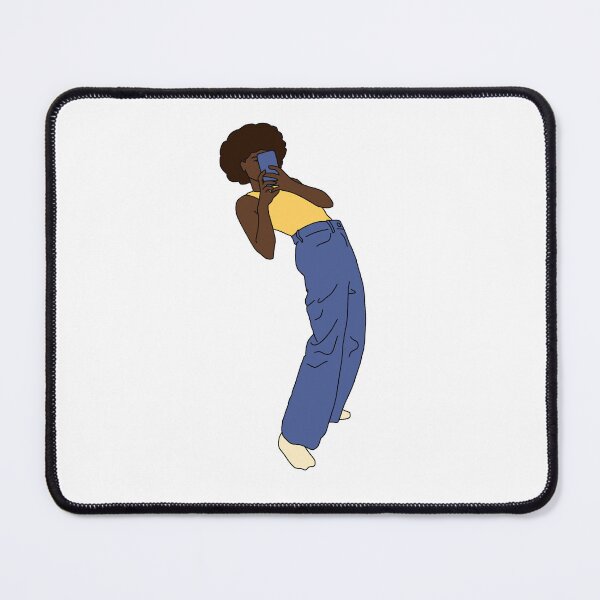 Item preview, Black woman taking a selfie designed and sold by lorana-atelier.