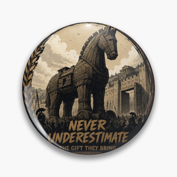 Item preview, Trojan Horse — Never Underestimate the Gift They Bring designed and sold by Mika N Lara.