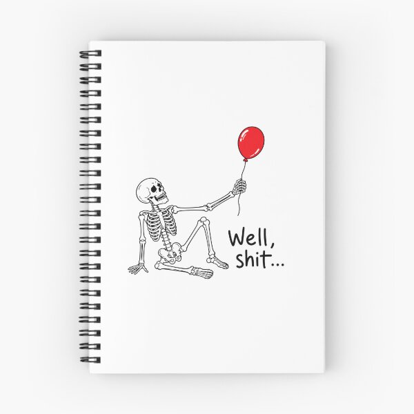 Item preview, Skeleton Lost Balloon Well Shit designed and sold by ciaro-media.