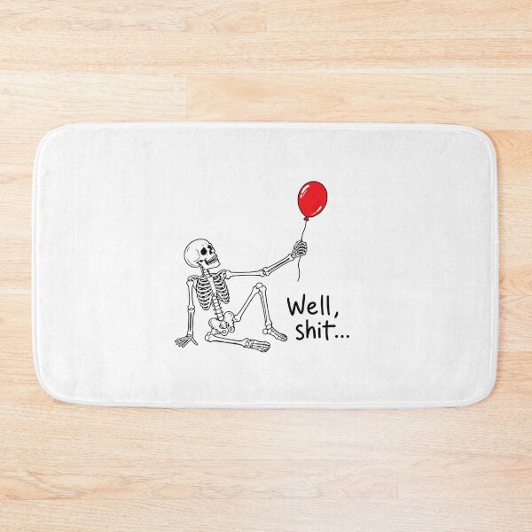 Item preview, Skeleton Lost Balloon Well Shit designed and sold by ciaro-media.