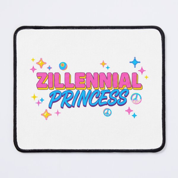 Item preview, zillennial princess retro vintage pink blue yellow designed and sold by sadieillust.