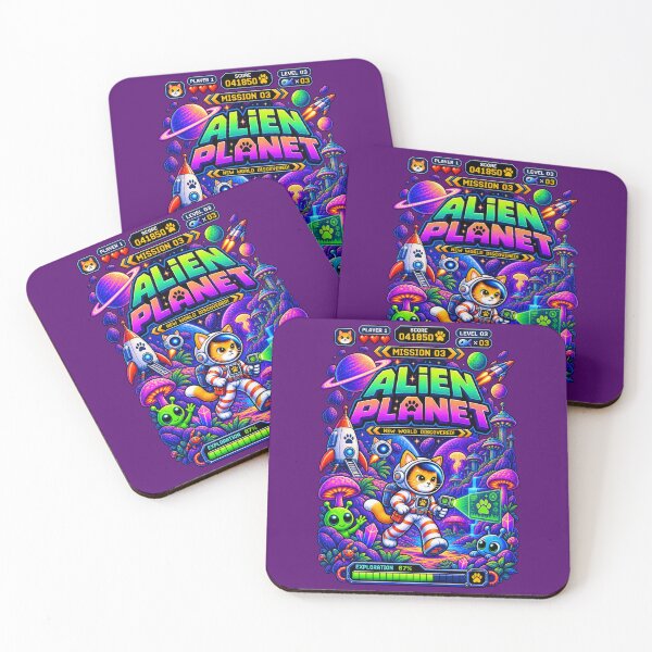 Item preview, Cat Astronaut Mission 03 – Alien Planet designed and sold by BYVOK.