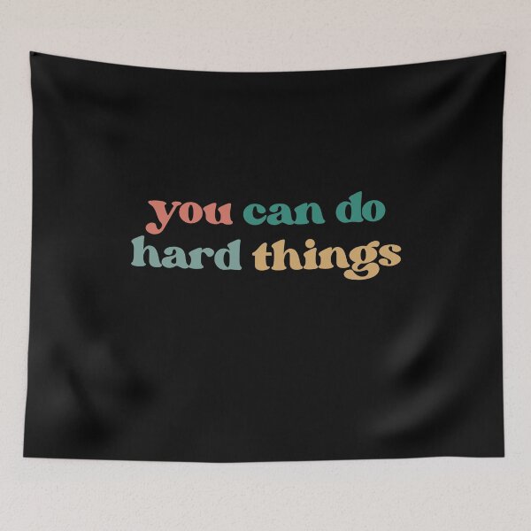 Item preview, You Can Do Hard Things Shirt, Colorful Motivational Teacher Shirt, Mental Health Tee, School Counselor Gift, Therapist designed and sold by faridman.