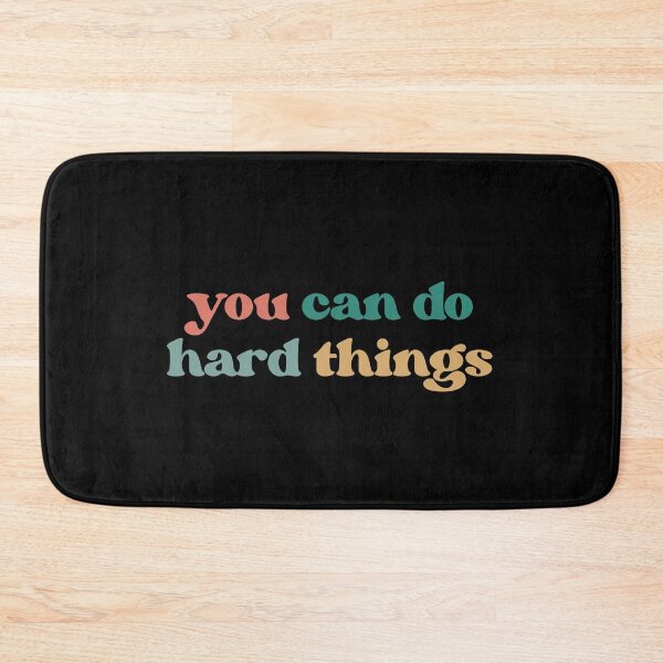 Item preview, You Can Do Hard Things Shirt, Colorful Motivational Teacher Shirt, Mental Health Tee, School Counselor Gift, Therapist designed and sold by faridman.
