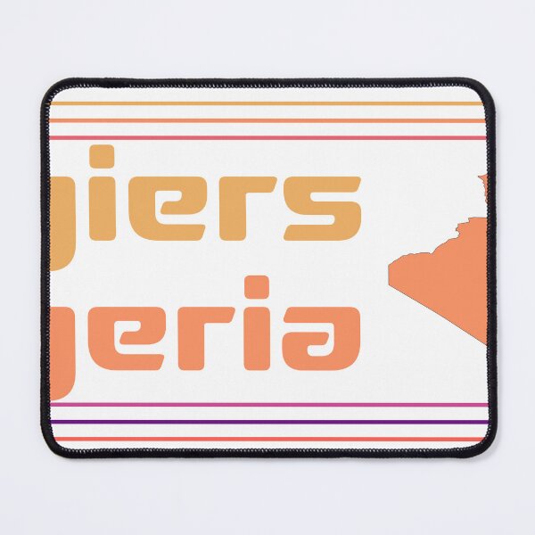 Item preview, Algiers Algeria City Marked On Country Map designed and sold by TheIconSmith.