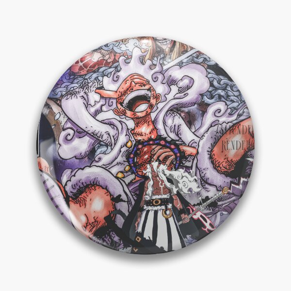 Item preview, Copy of Luffy Gear 5 - Awakened Joyboy Purple Neon Manga Graphic Art designed and sold by Shopunte.