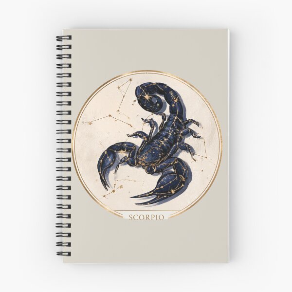 Item preview, Scorpio Zodiac Scorpion Astrology Celestial Constellation Gold Navy PNG designed and sold by MythicMood.