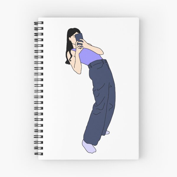 Item preview, Black-haired woman taking a selfie designed and sold by lorana-atelier.