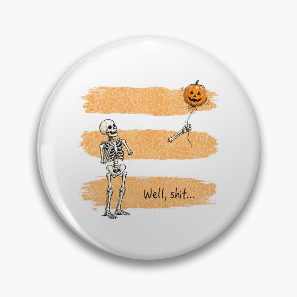 Item preview, Skeleton Lost Balloon Well Shit designed and sold by ciaro-media.