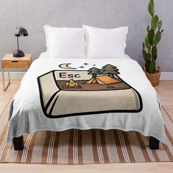 Item preview, Escape Nature Camping Keycap Esc Key Cute Outdoor Wanderlust Graphic designed and sold by DesignArtist.ia.