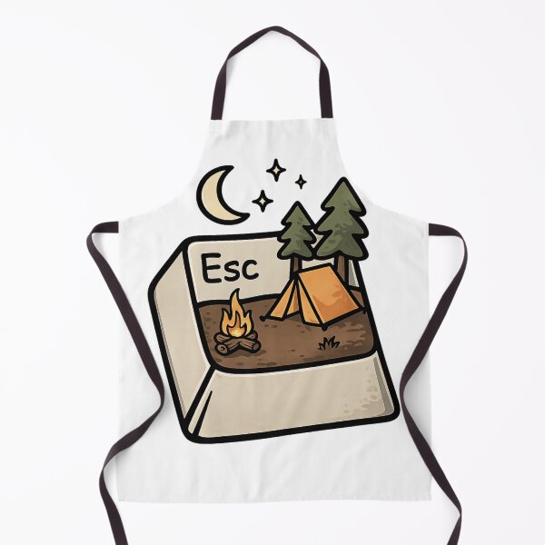 Item preview, Escape Nature Camping Keycap Esc Key Cute Outdoor Wanderlust Graphic designed and sold by DesignArtist.ia.