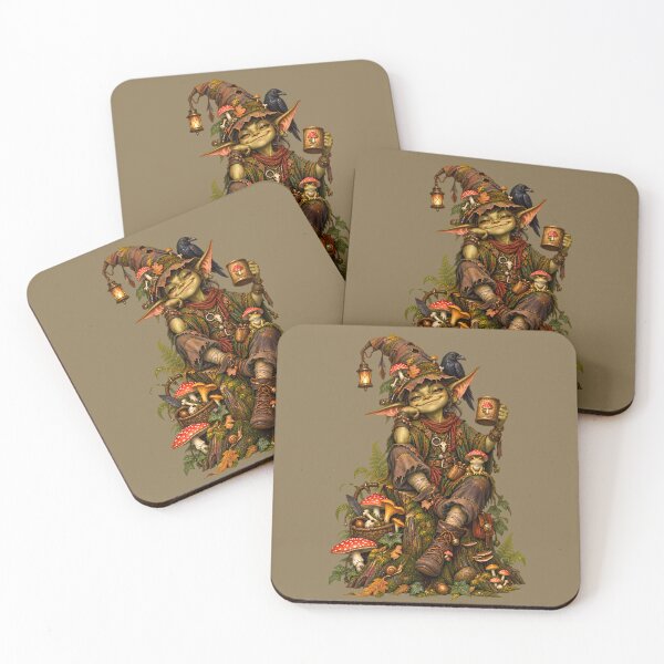 Item preview, Forest Goblin - Goblincore Fantasy Art designed and sold by Pickmash.