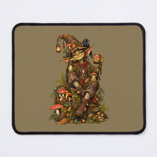 Item preview, Forest Goblin - Goblincore Fantasy Art designed and sold by Pickmash.
