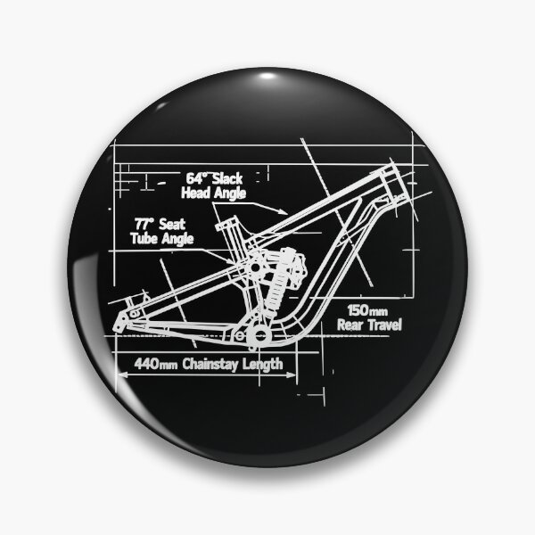 Item preview, MTB Blueprint: Full-Suspension Frame Tech designed and sold by Pineapple-Tree.