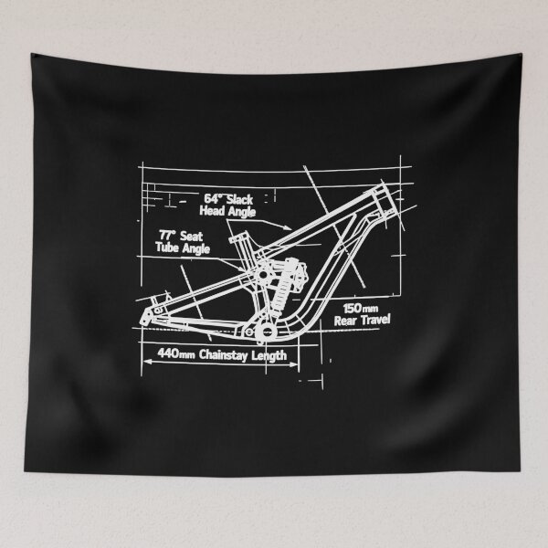 Item preview, MTB Blueprint: Full-Suspension Frame Tech designed and sold by Pineapple-Tree.
