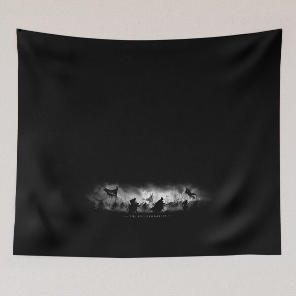 Item preview, The Fog Remembers - Medieval Battle Dark Fantasy Art designed and sold by WartonnoArt.