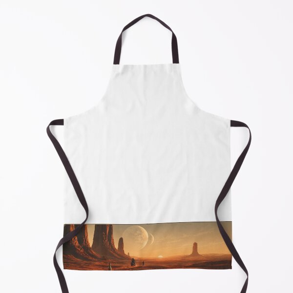 Item preview, Where Even Silence Travels - Retro Sci-Fi Desert Landscape designed and sold by WartonnoArt.