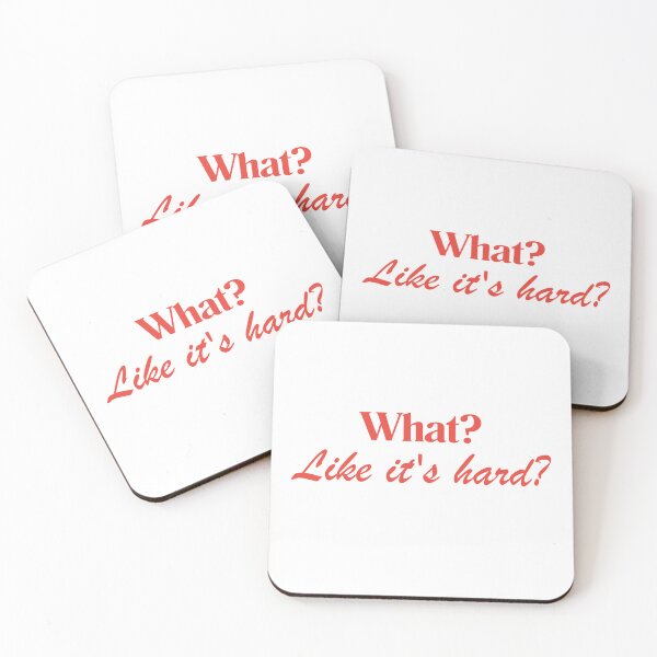Item preview, What? Like It’s Hard? Red Sticker | Bold Law Student Aesthetic | Future Lawyer Quote designed and sold by JusticeForSale.