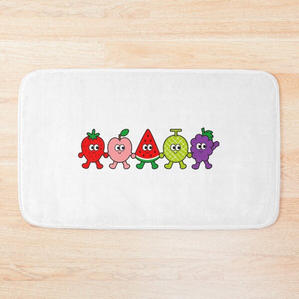 Item preview, Cute Fruit Friends Holding Hands designed and sold by cutepid.