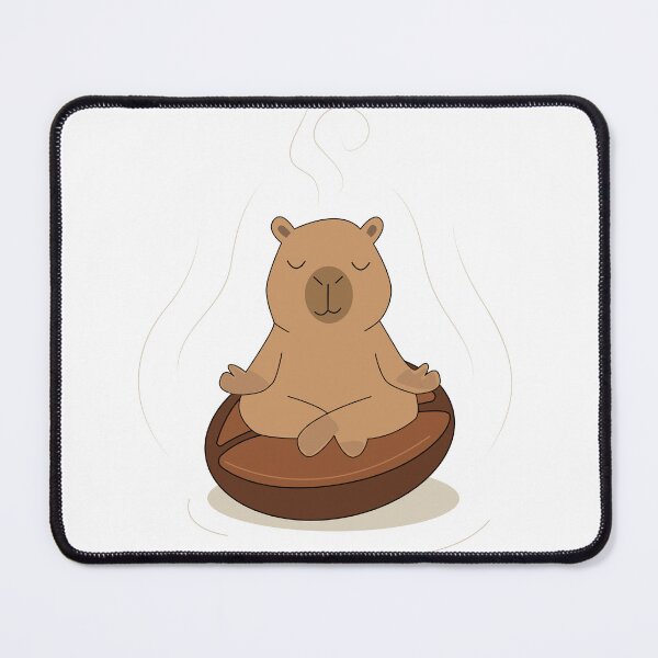 Item preview, Capybara Sitting in Coffee Bean Boat designed and sold by TatinkaArtskill.