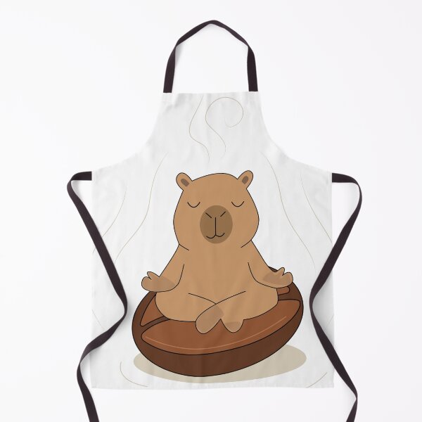 Item preview, Capybara Sitting in Coffee Bean Boat designed and sold by TatinkaArtskill.