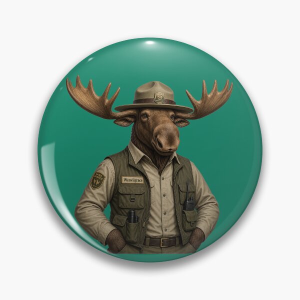 Item preview, Copy of Park Ranger Moose Gift designed and sold by Wenvilgrace.
