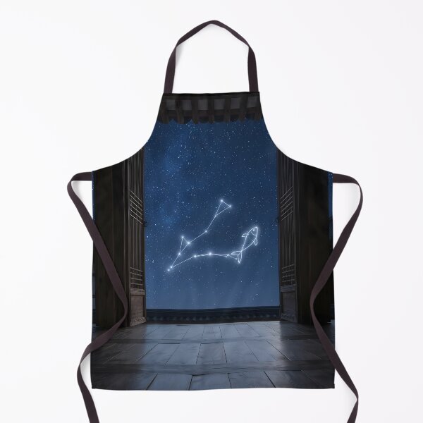 Item preview, Pisces Constellation over a Traditional Hanok: Celestial Ocean Night | Fine Art Print designed and sold by SOOstudio73.