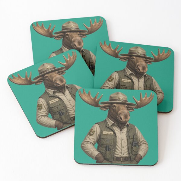 Item preview, Copy of Park Ranger Moose Gift designed and sold by Wenvilgrace.