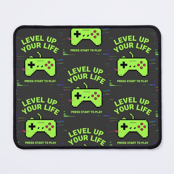 Item preview, Level Up Your Life Retro Gaming Poster – 8 Bit Controller Arcade Art designed and sold by FestivityFinds.