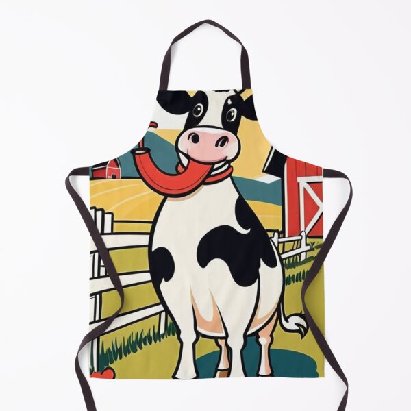 Item preview, Art - Stylized Cow Illustration, Retro Aesthetics of Dairy Products designed and sold by World-Pets.