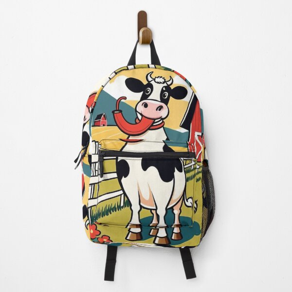 Item preview, Art - Stylized Cow Illustration, Retro Aesthetics of Dairy Products designed and sold by World-Pets.