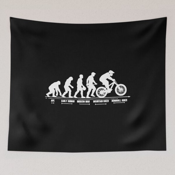 Item preview, Mountain bike evolution downhill MTB gift designed and sold by Pineapple-Tree.