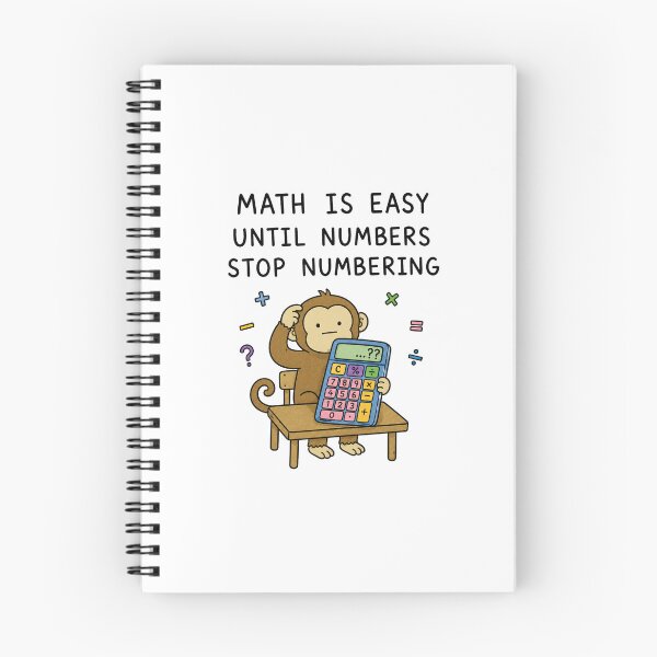 Item preview, Funny Math Monkey Cute Animal Meme Math Student Calculator designed and sold by MonkiFlipp.