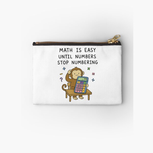 Item preview, Funny Math Monkey Cute Animal Meme Math Student Calculator designed and sold by MonkiFlipp.
