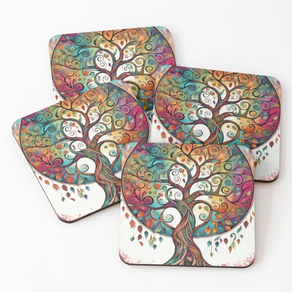Item preview, Tree of Life Mandala Boho Artwork designed and sold by pinkal.