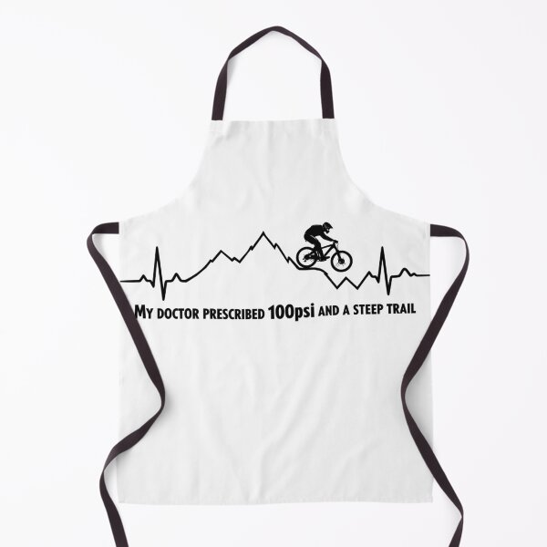 Item preview, Mountain bike ECG heartbeat MTB jump saying designed and sold by Pineapple-Tree.