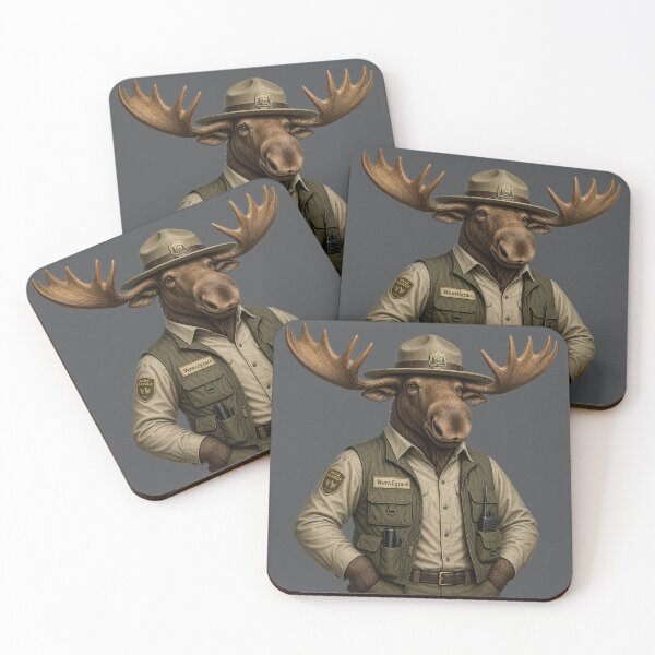 Item preview, Park Ranger Moose Gift designed and sold by Wenvilgrace.