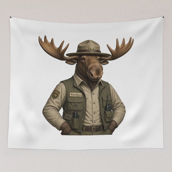 Item preview, Park Ranger Moose Gift designed and sold by Wenvilgrace.