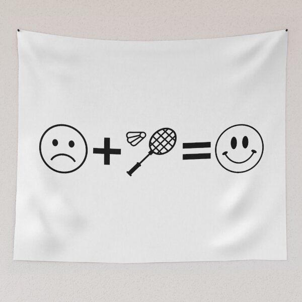 Item preview, Badminton Is My Therapy - Sad Plus Shuttlecock Equals Happy designed and sold by Vision Crafted.