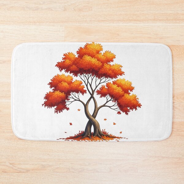 Item preview, Autumn Tree of Life – Vibrant Orange Fall Fantasy Tree designed and sold by Awarrie.