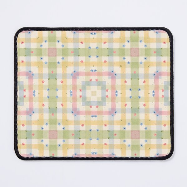 Item preview, Pastel Gingham Floral Pattern – Cottagecore Spring Garden designed and sold by neyyscrafts.