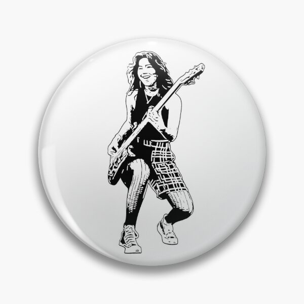 Item preview, Alejandra The Warning Bass Guitar Art designed and sold by famousflies313.